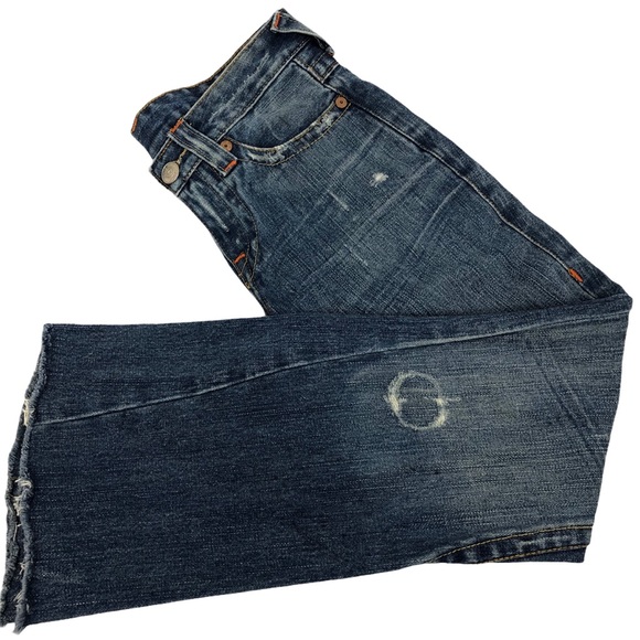 True Religion Flare Distressed Jeans Size 26 Women - Picture 2 of 11